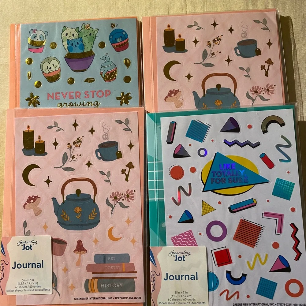 Colorful Journals with Fun Designs